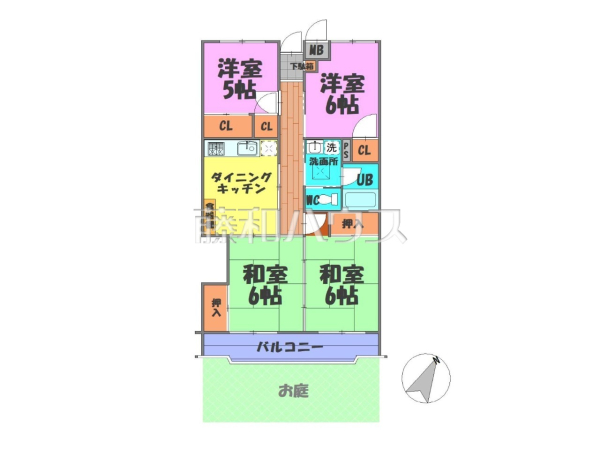 間取図　【ビーグルマンション恩多町】