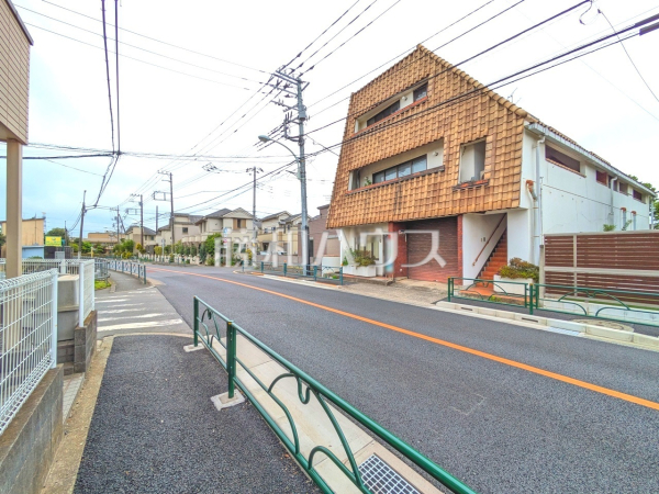 接道状況および現場風景　【国分寺市戸倉２丁目】