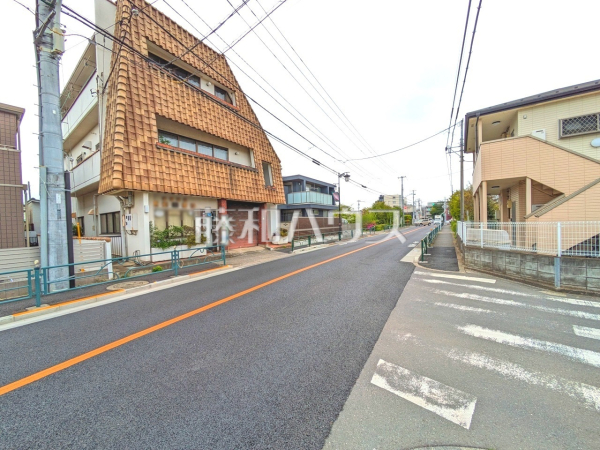 接道状況および現場風景　【国分寺市戸倉２丁目】