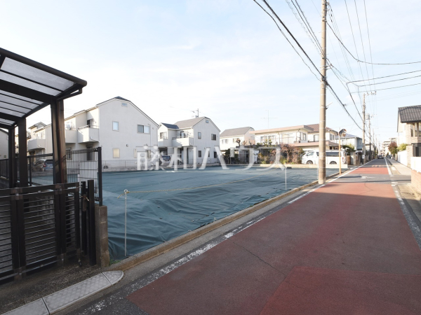 接道状況および現場風景　【三鷹市井口４丁目】