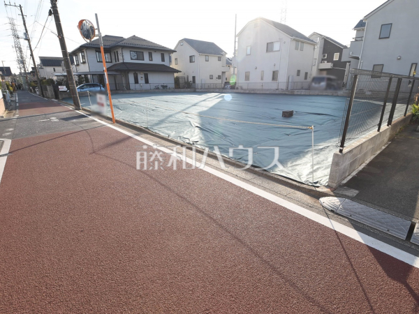 接道状況および現場風景　【三鷹市井口４丁目】