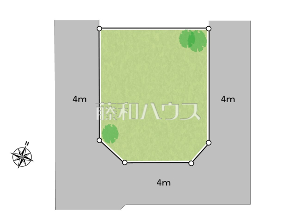 全体区画図　【西東京市北町５丁目】