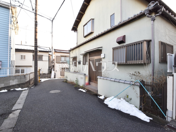 接道状況および現場風景　【西東京市北町５丁目】