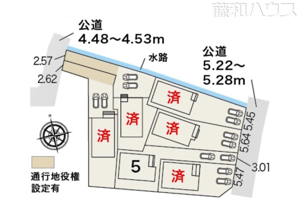 全体区画図　【小牧市小木２丁目】