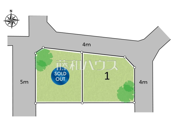 全体区画図　【八王子市泉町】