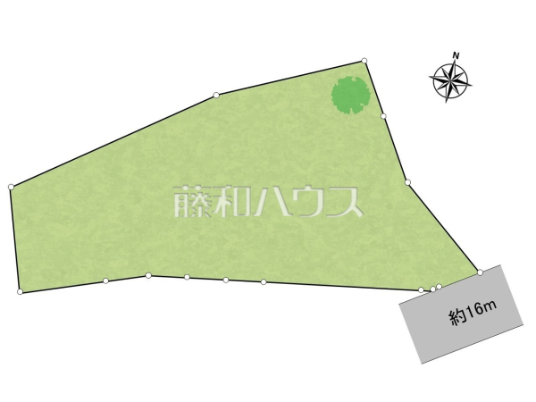 全体区画図　【八王子市大谷町】