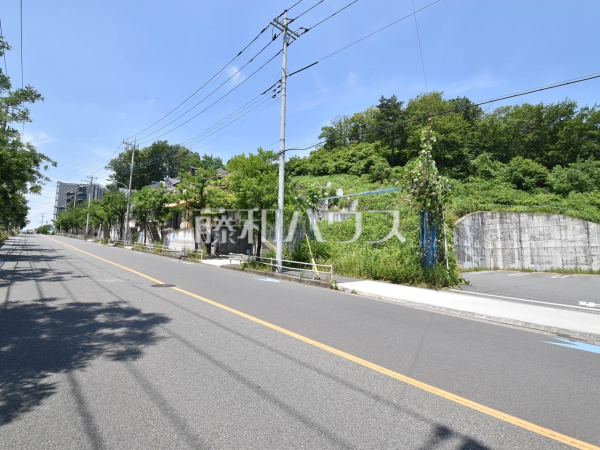 接道状況および現場風景　【八王子市谷野町】
