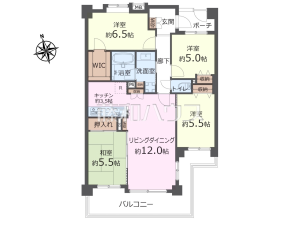 間取図　【サンクレイドル桜が丘】