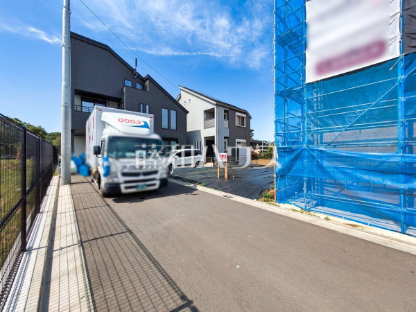 接道状況および現場風景　【清瀬市中里５丁目】清瀬市立大型自然公園　隣接♪