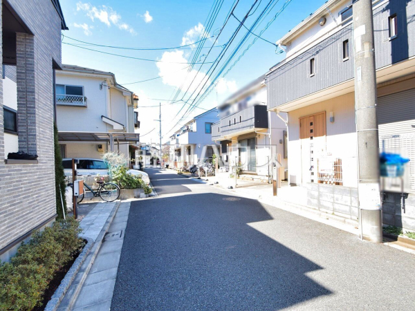 接道状況および現場風景　【練馬区大泉学園町３丁目】