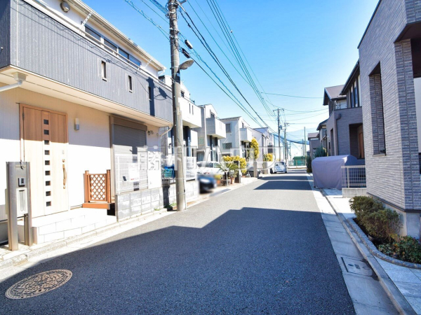 接道状況および現場風景　【練馬区大泉学園町３丁目】