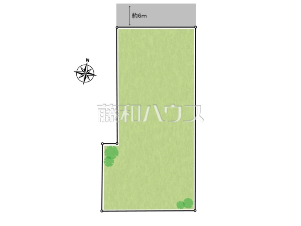 区画図　【多摩市南野２丁目】