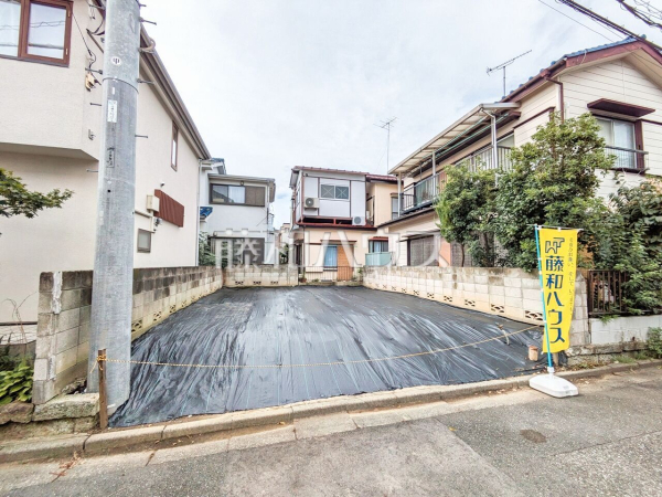 ≪現地外観≫ 当社オリジナルの注文建築システム「ハウス会」では、お客様のご要望に合わせて建築会社をご紹介いたします。【府中市分梅町２丁目】 