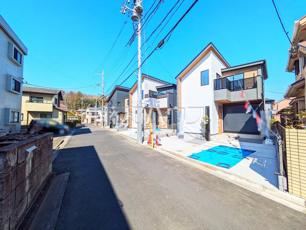 接道状況および現場風景　【東大和市高木２丁目】