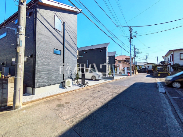 接道状況および現場風景　【東大和市高木２丁目】