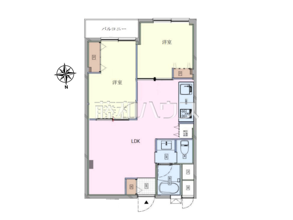 間取図　【狛江コーポラス】