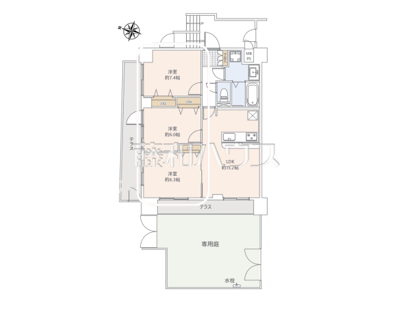間取図　【マイキャッスル八王子元横山町】