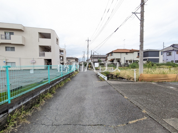 接道状況および現場風景　【日野市大字日野】