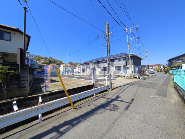 接道状況および現場風景　【日野市大字日野】