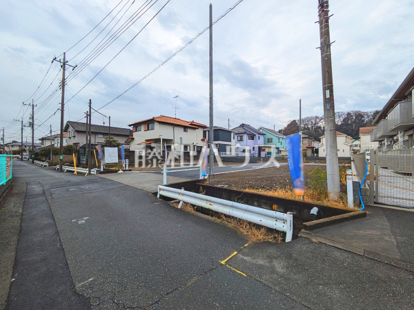 接道状況および現場風景　【日野市大字日野】