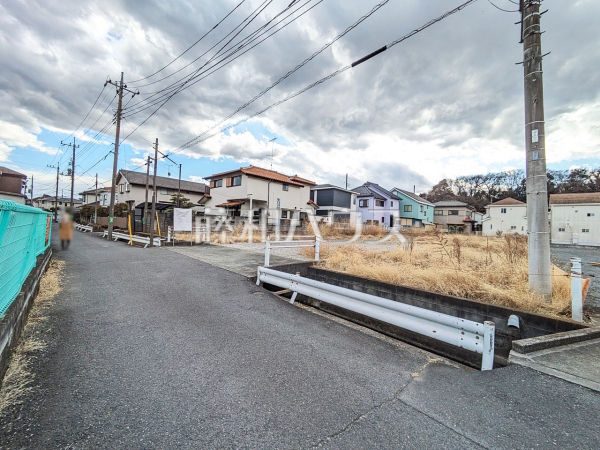 接道状況および現場風景　【日野市大字日野】