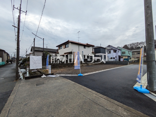 2号地　接道状況および現場風景　【日野市大字日野】新たな街区が造成完了いたしました！