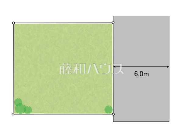 区画図　【所沢市上新井２丁目】