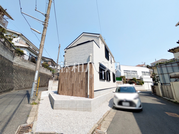 接道状況および現場風景　【調布市入間町３丁目】