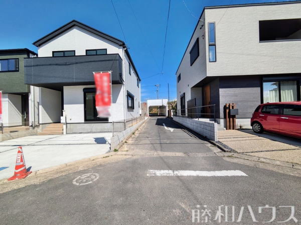 接道状況および現場風景　【春日井市白山町６丁目】