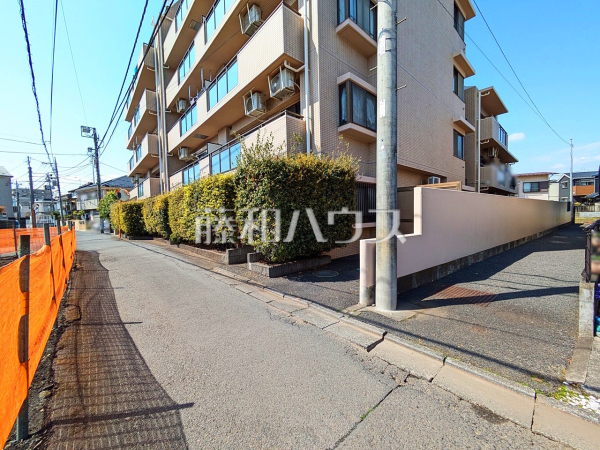 接道状況および現場風景　【日野市大坂上４丁目】