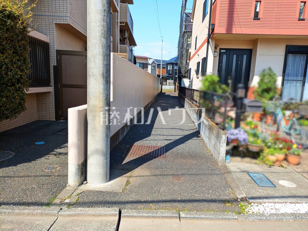 現地写真(敷地入口)　【日野市大坂上４丁目】