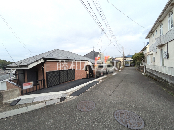 接道状況および現場風景　【八王子市めじろ台１丁目】