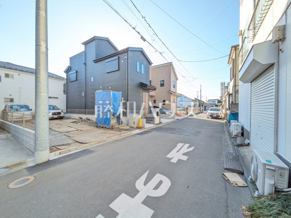 接道状況および現場風景　【小平市上水南町２丁目】