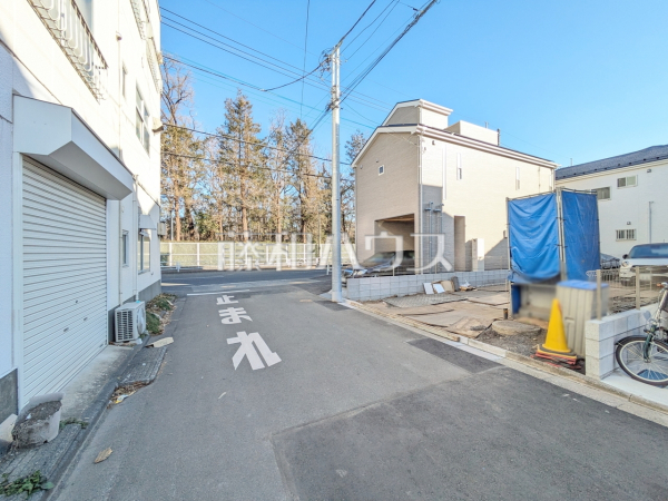 接道状況および現場風景　【小平市上水南町２丁目】