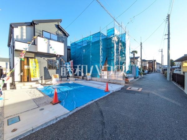 接道状況および現場風景　【昭島市中神町１丁目】