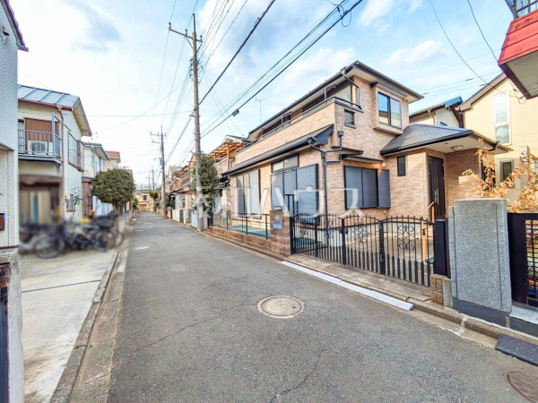 接道状況および現場風景　【新座市片山２丁目】