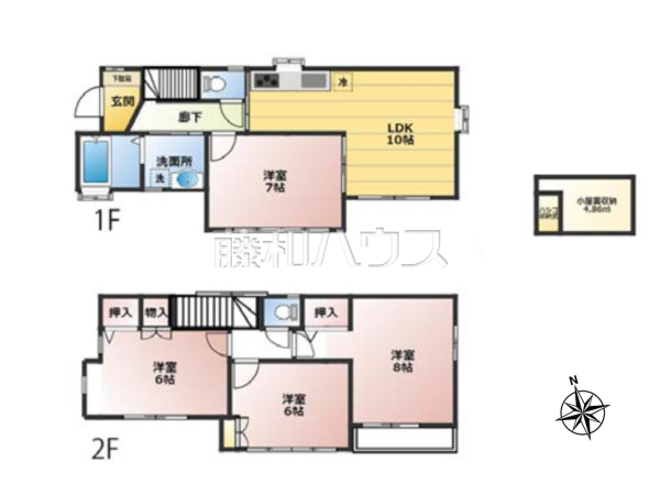 間取図　【三鷹市中原１丁目】