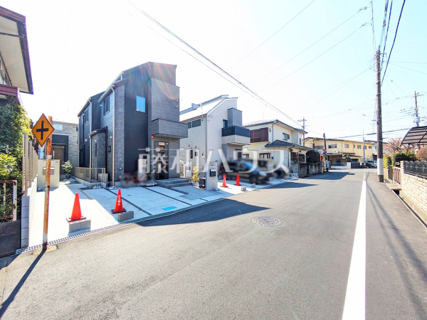 接道状況および現場風景　【日野市多摩平６丁目】