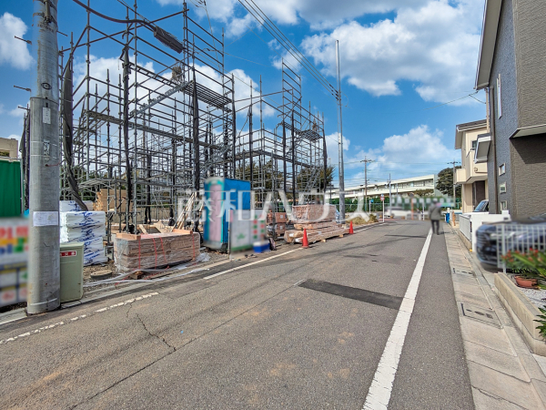 接道状況および現場風景　【練馬区大泉学園町７丁目】