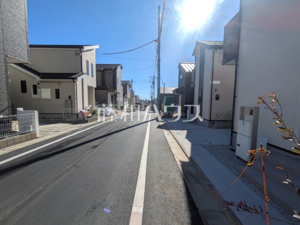 接道状況および現場風景　【練馬区大泉学園町７丁目】