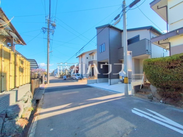 接道状況および現場風景　【春日井市妙慶町２丁目】