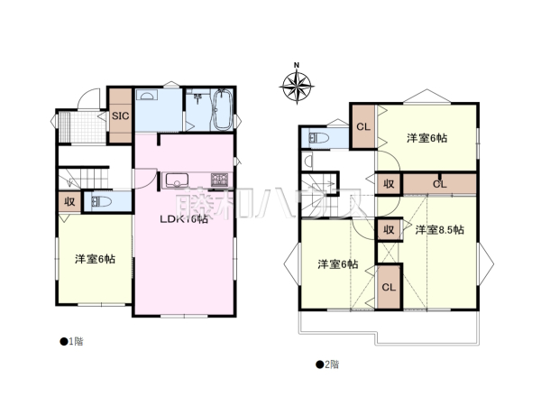 間取図　【八王子市元八王子町１丁目】