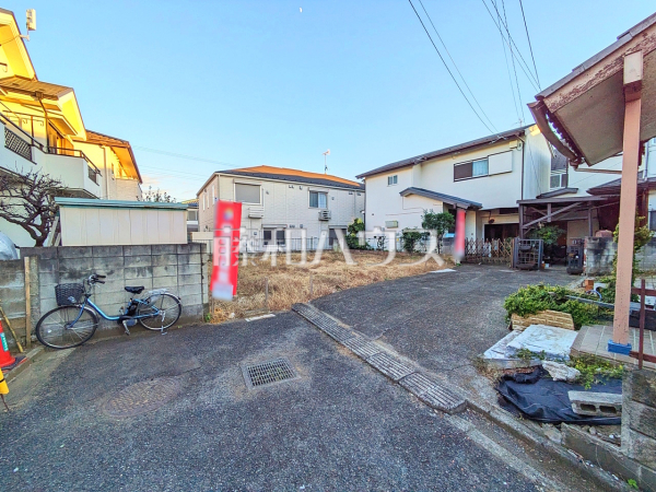 接道状況および現場風景　【立川市砂川町７丁目】
