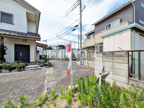 接道状況および現場風景　【立川市砂川町７丁目】
