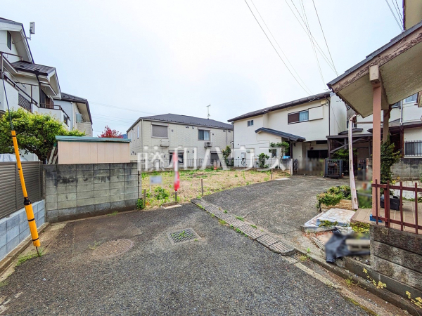 接道状況および現場風景　【立川市砂川町７丁目】