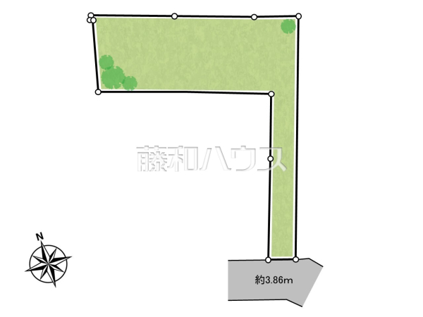 区画図　【中野区松が丘１丁目】 平日のご案内も可能です。まずはお気軽にお問合せ下さいませ。 