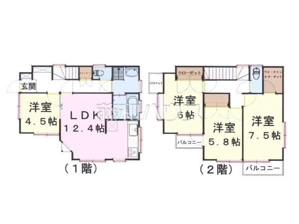 間取図　【練馬区大泉学園町７丁目】
