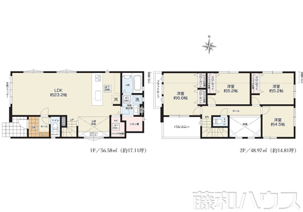 間取図　【北名古屋市石橋郷】
