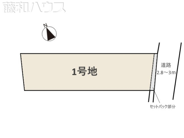 区画図　【春日井市町屋町】