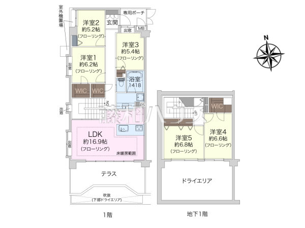 間取図　【エクセレントプレイス石神井公園】